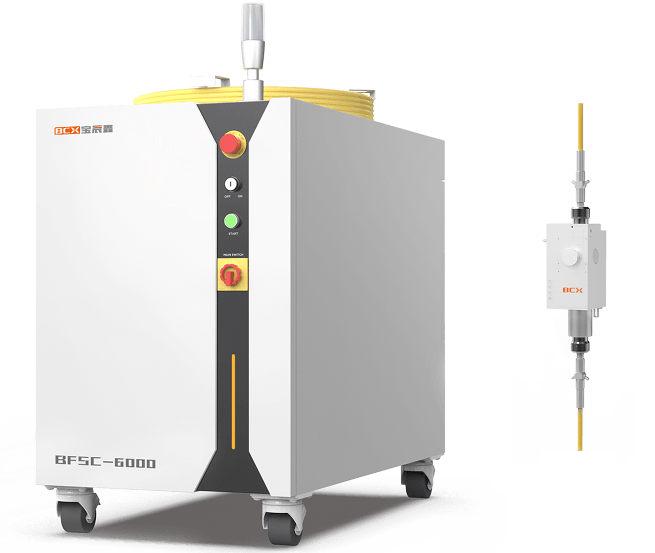 配备光纤耦合器 FFC 一连光纤激光器